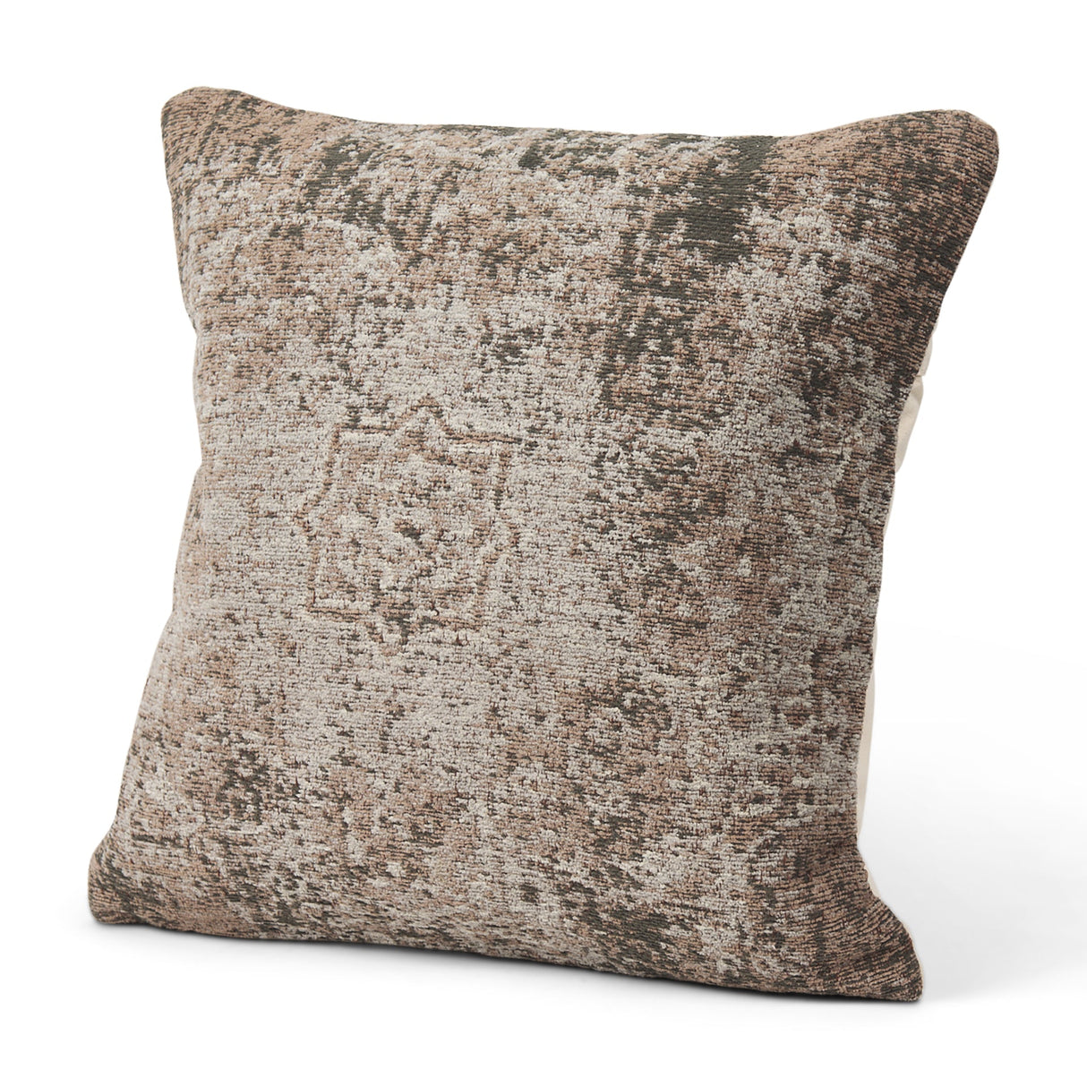Khloe Taupe Square Pillow Cover w/Filler, Set of 2 by Mercana at Eve Furniture