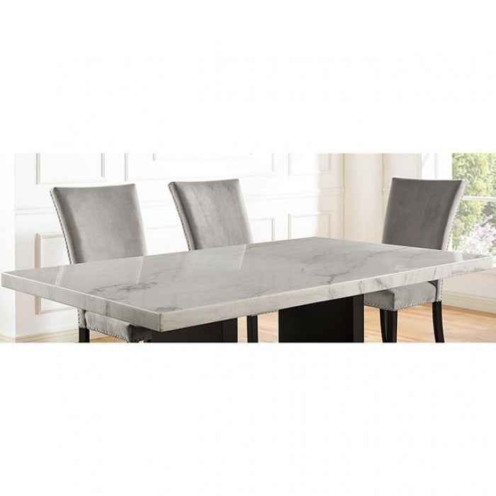 Kian White/Black/Gray 7-Piece Dining Room Set