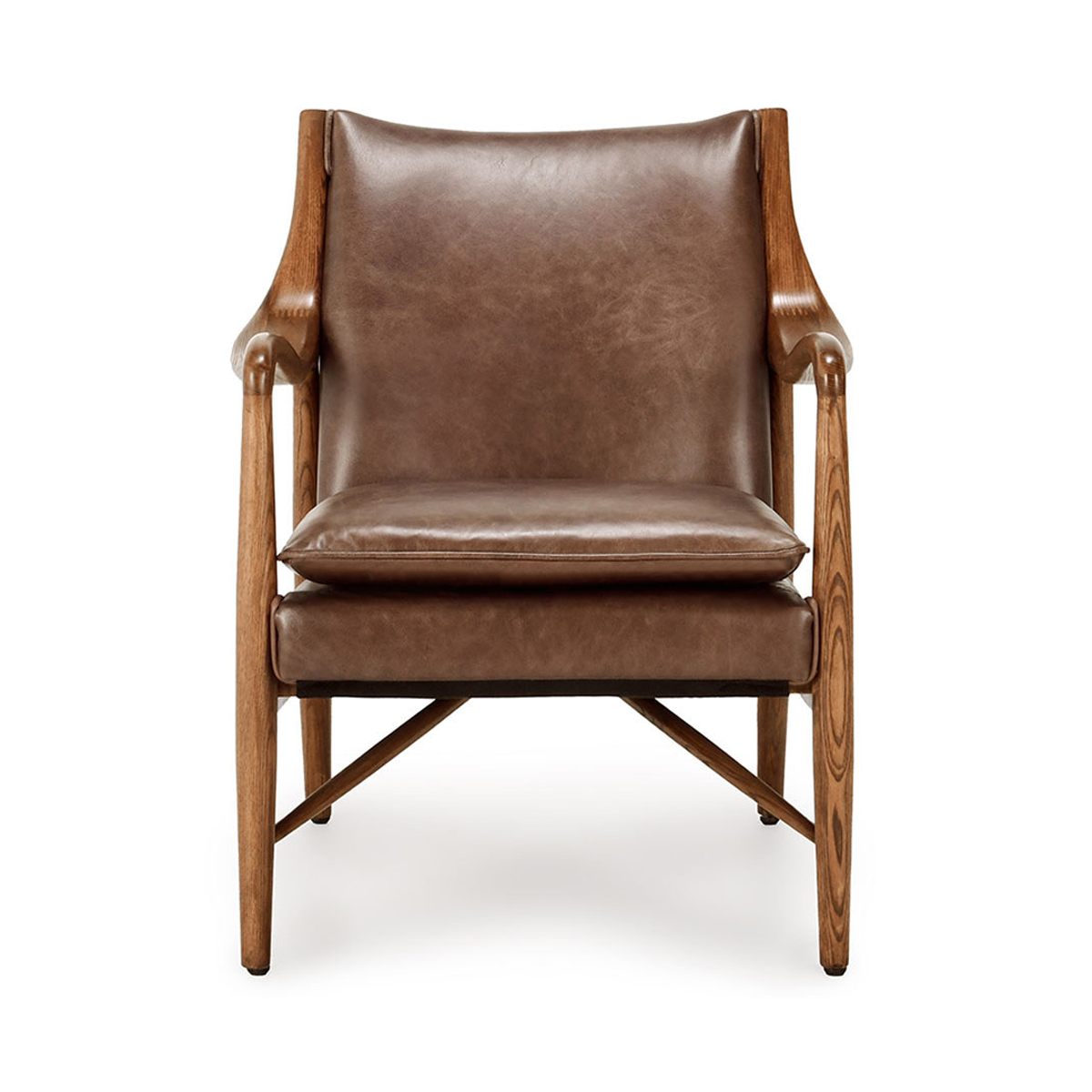 Kiannah Accent Chair - Barrel Brown by Classic Home at Eve Furniture