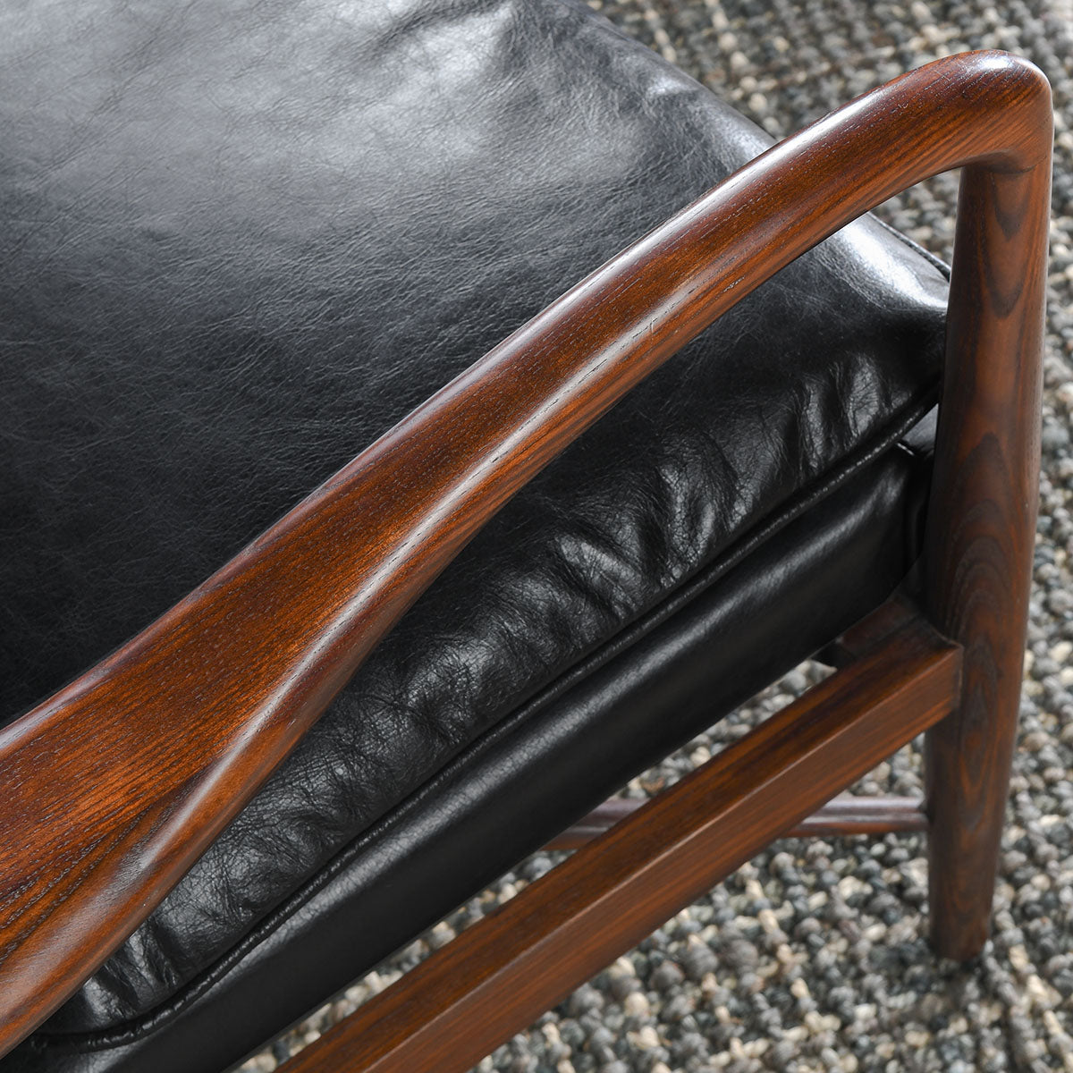 Kiannah Black Club Chair by Classic Home at Eve Furniture