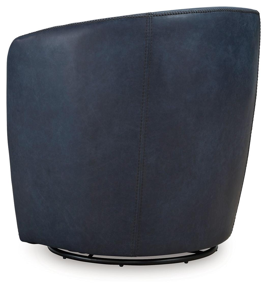 Kierreys Ocean Swivel Chair by Ashley at Eve Furniture
