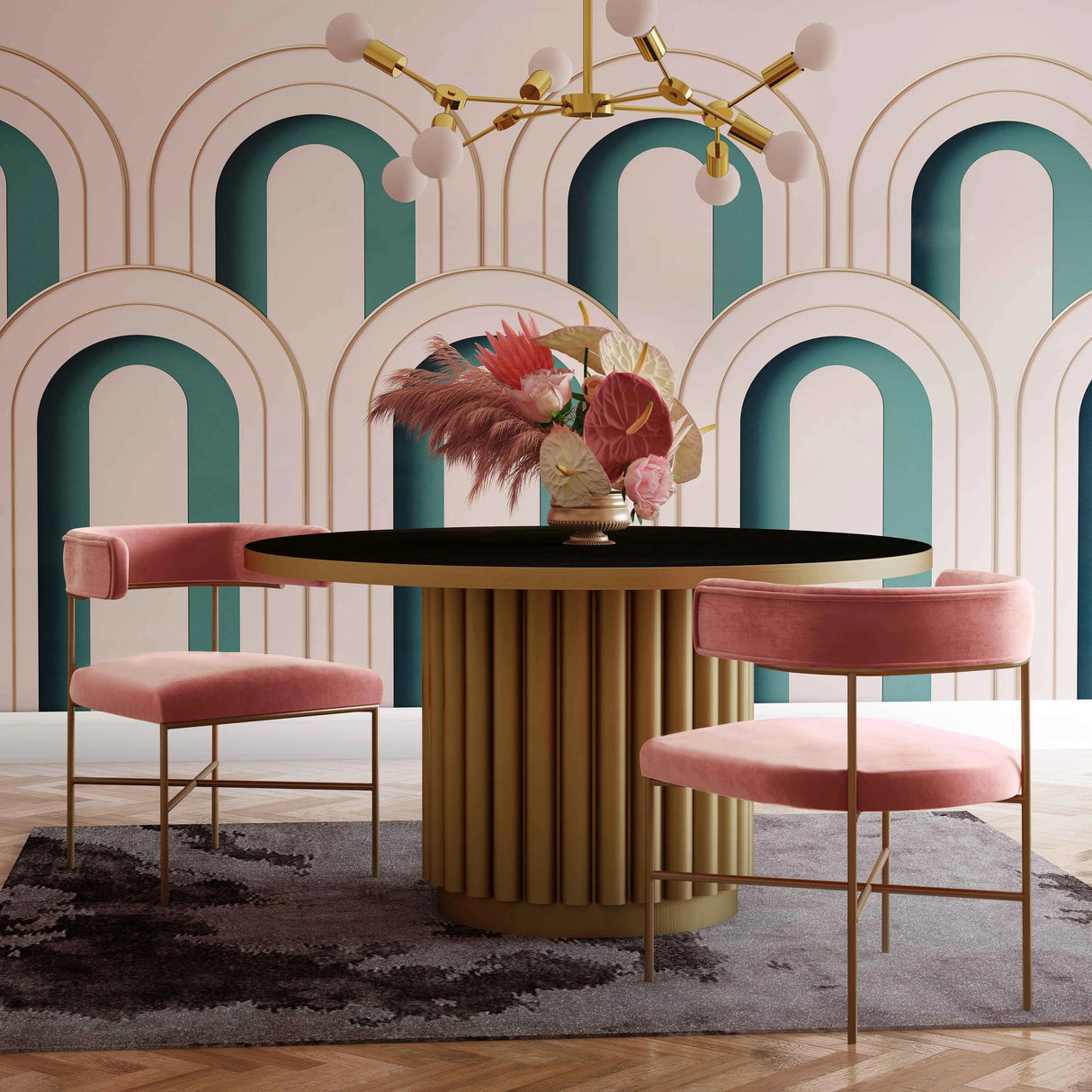 Kim Velvet Dining Chair by TOV Furniture at Eve Furniture