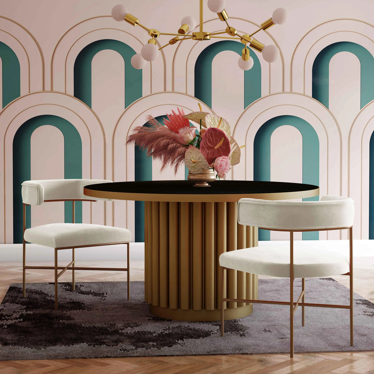 Kim Velvet Dining Chair by TOV Furniture at Eve Furniture