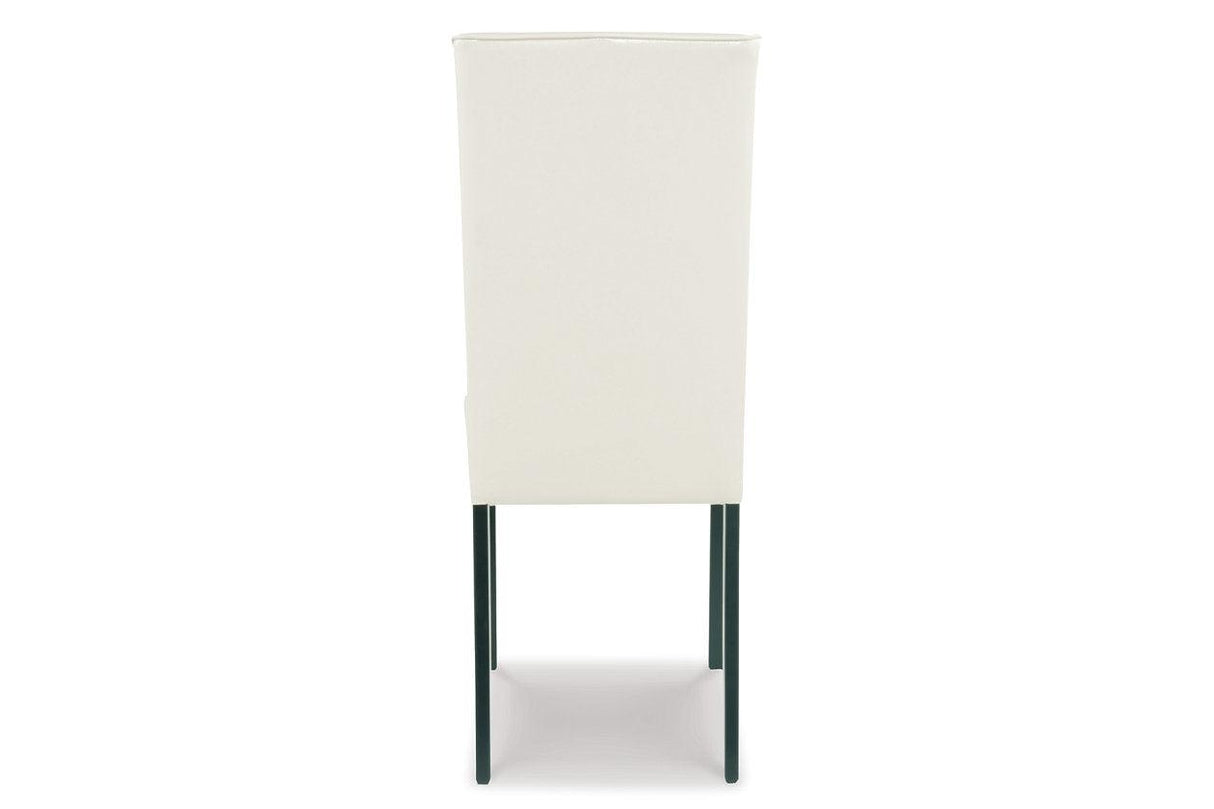 Kimonte Ivory Dining Chair, Set of 2 by Ashley at Eve Furniture