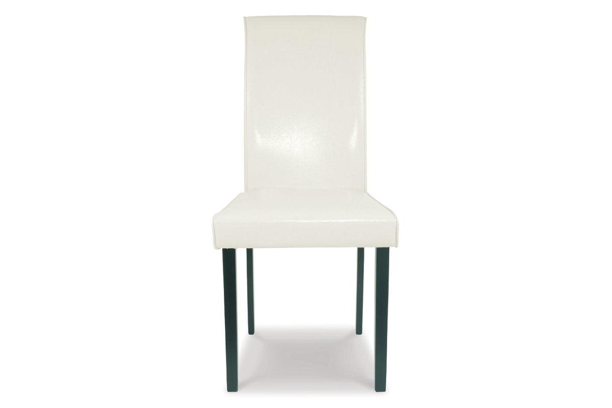 Kimonte Ivory Dining Chair, Set of 2 by Ashley at Eve Furniture