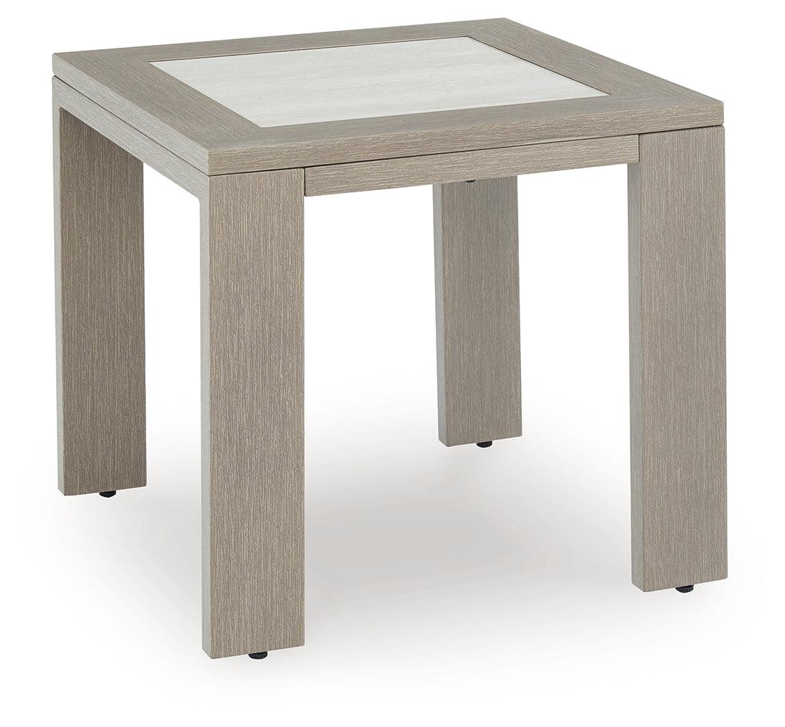 Kimpton Isle Brown Outdoor End Table by Ashley at Eve Furniture
