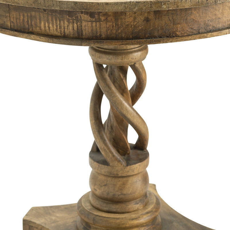 Kingsley Brown Accent Table by Crestview at Eve Furniture