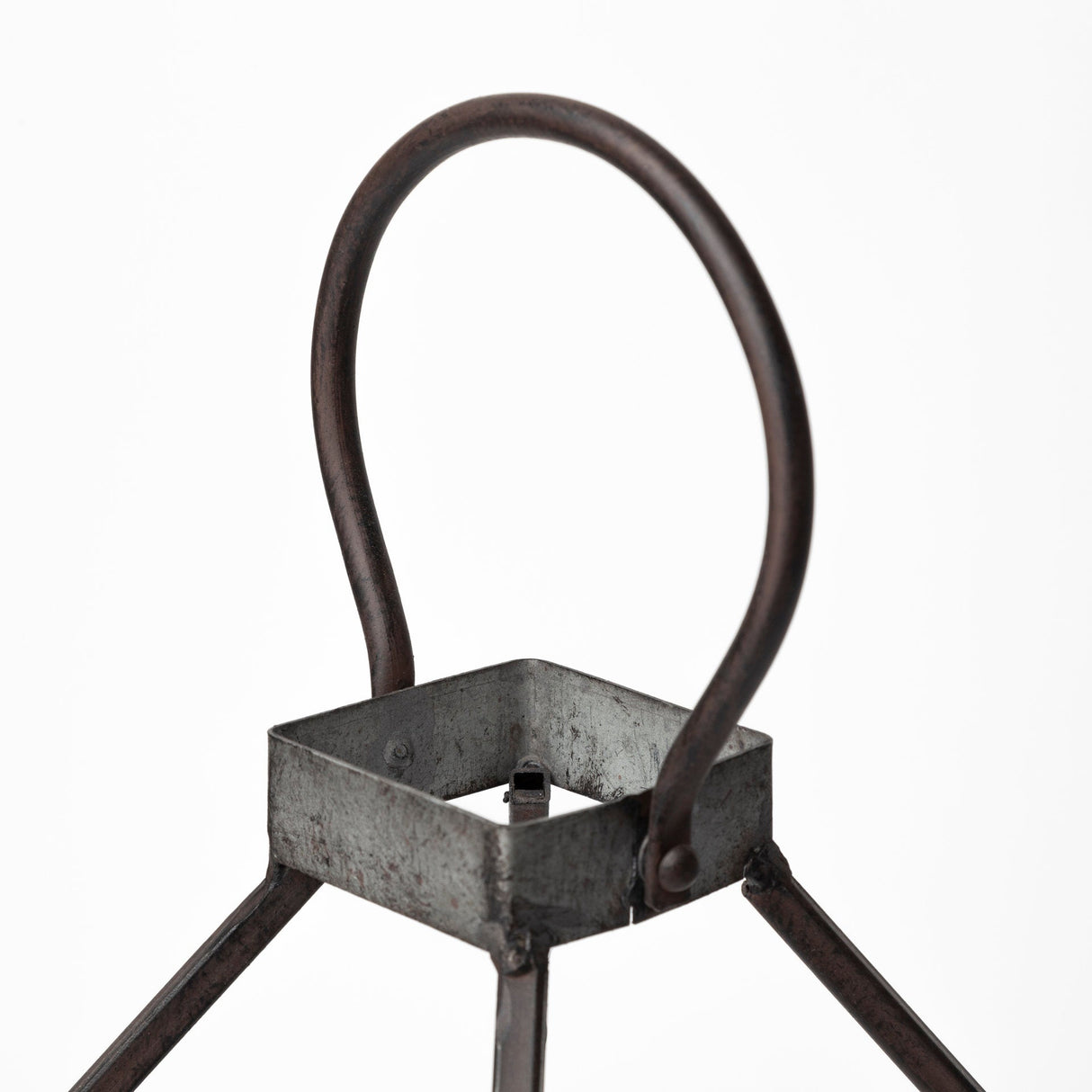 Kingston I Large Rustic Metal Framed Table Candle Holder by Mercana at Eve Furniture