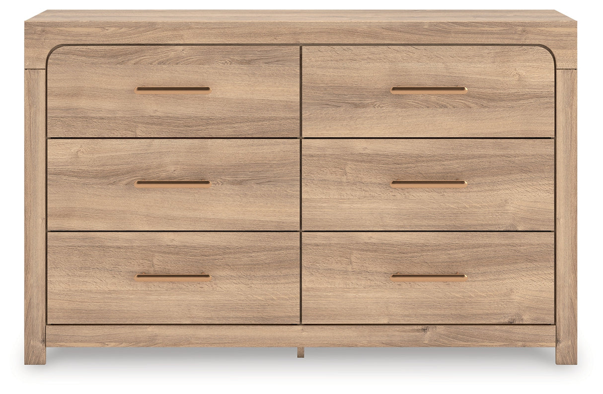 Kinlanni Tan Dresser by ASHLEY FURNITURE at Eve Furniture