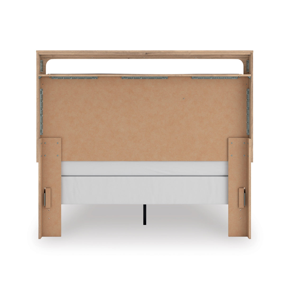 Kinlanni Tan Upholstered Panel Bedroom Set by Ashley at Eve Furniture