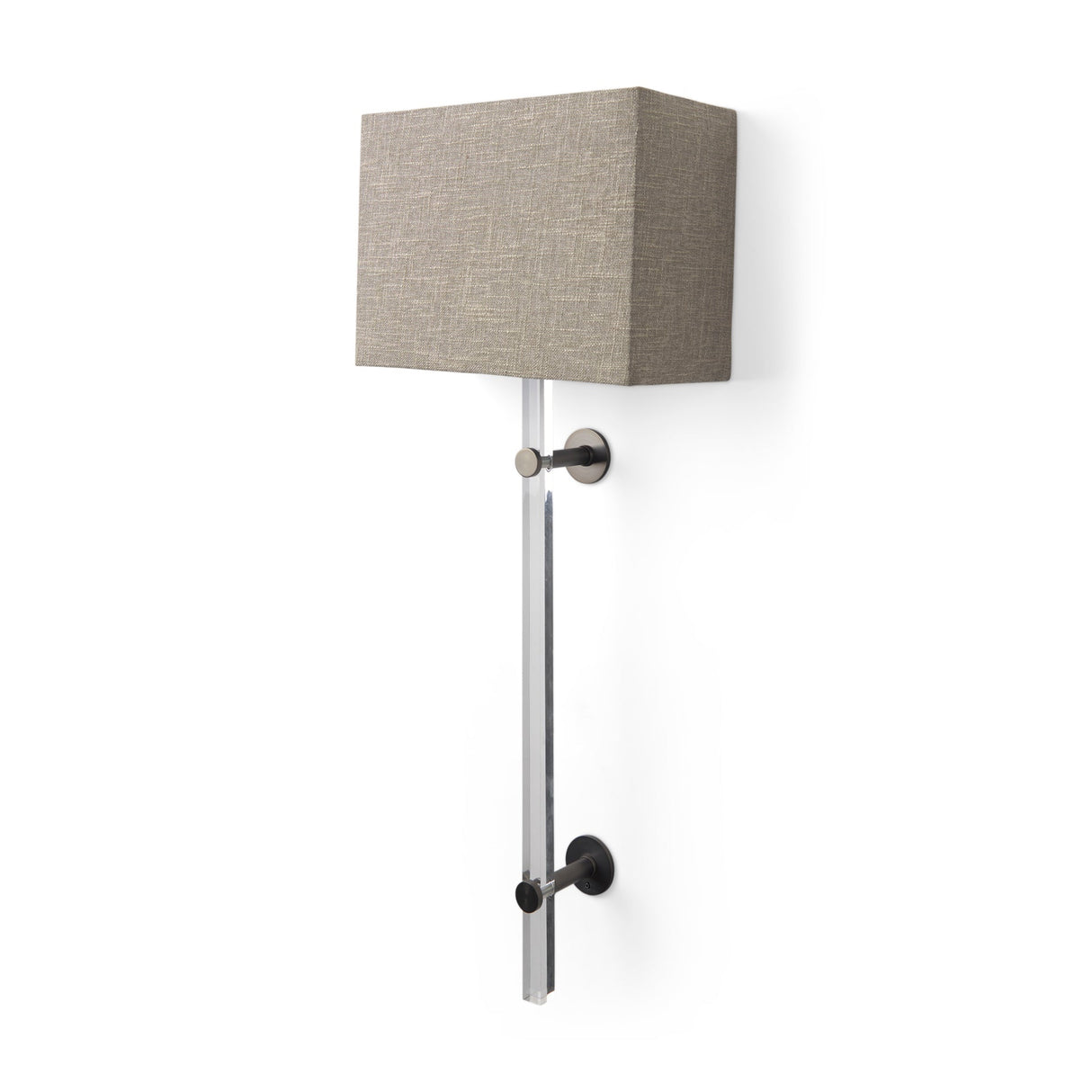 Kinsley Beige Shade W/Transparent Body Wall Sconce by Mercana at Eve Furniture