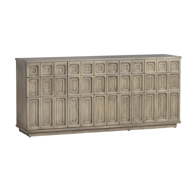 Kinsley Brown Four-Door Sideboard by Crestview at Eve Furniture