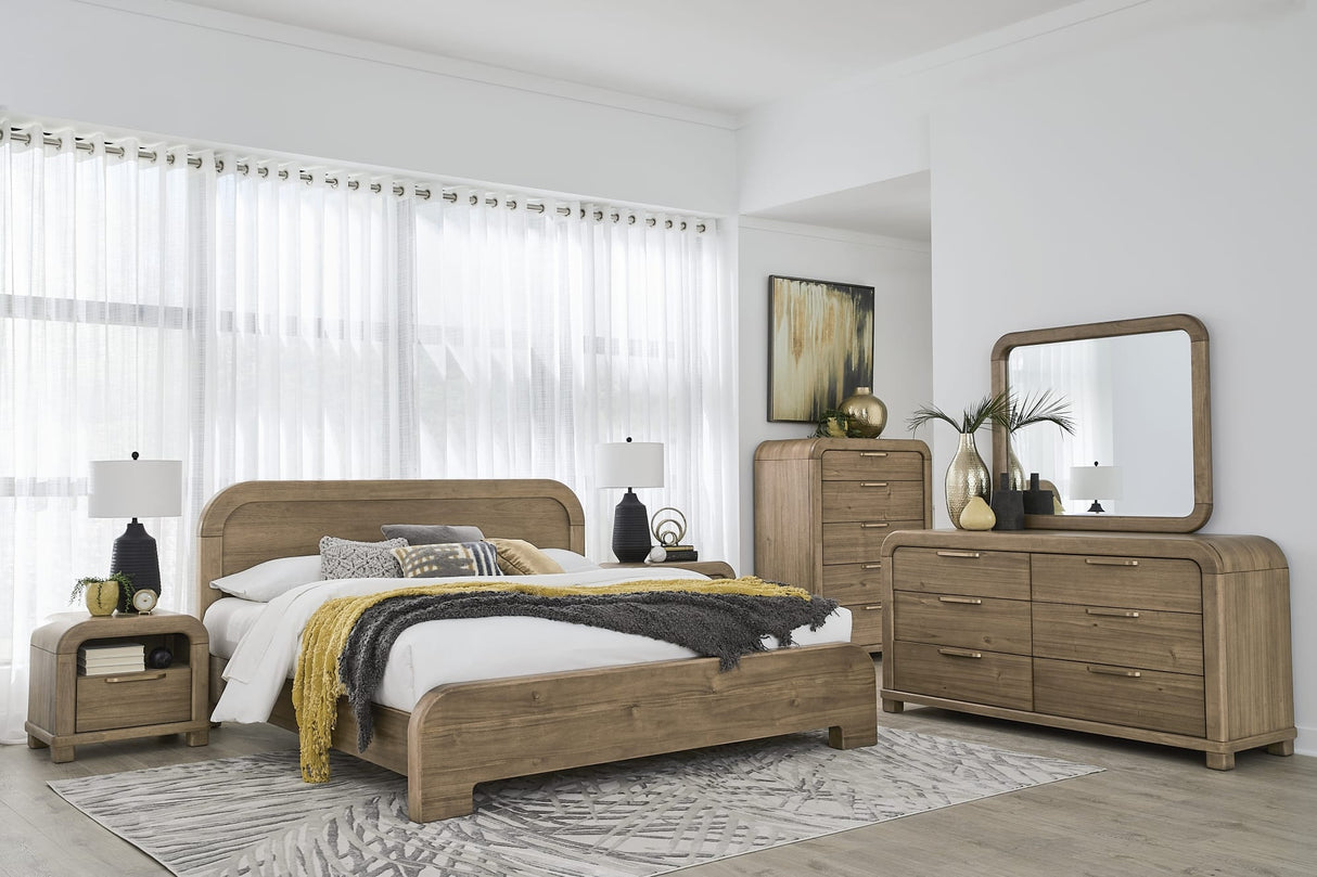 Kione Lioness Five Drawer Acacia Wood Chest by Modus Furniture at Eve Furniture