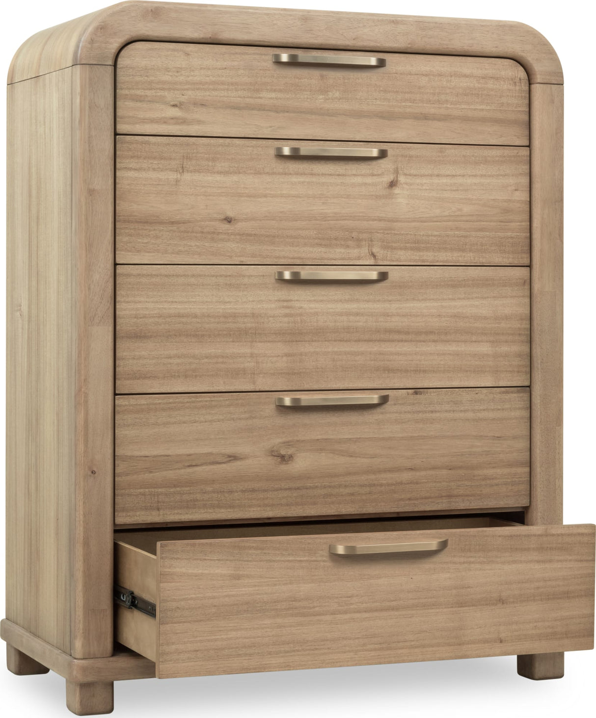 Kione Lioness Five Drawer Acacia Wood Chest by Modus Furniture at Eve Furniture