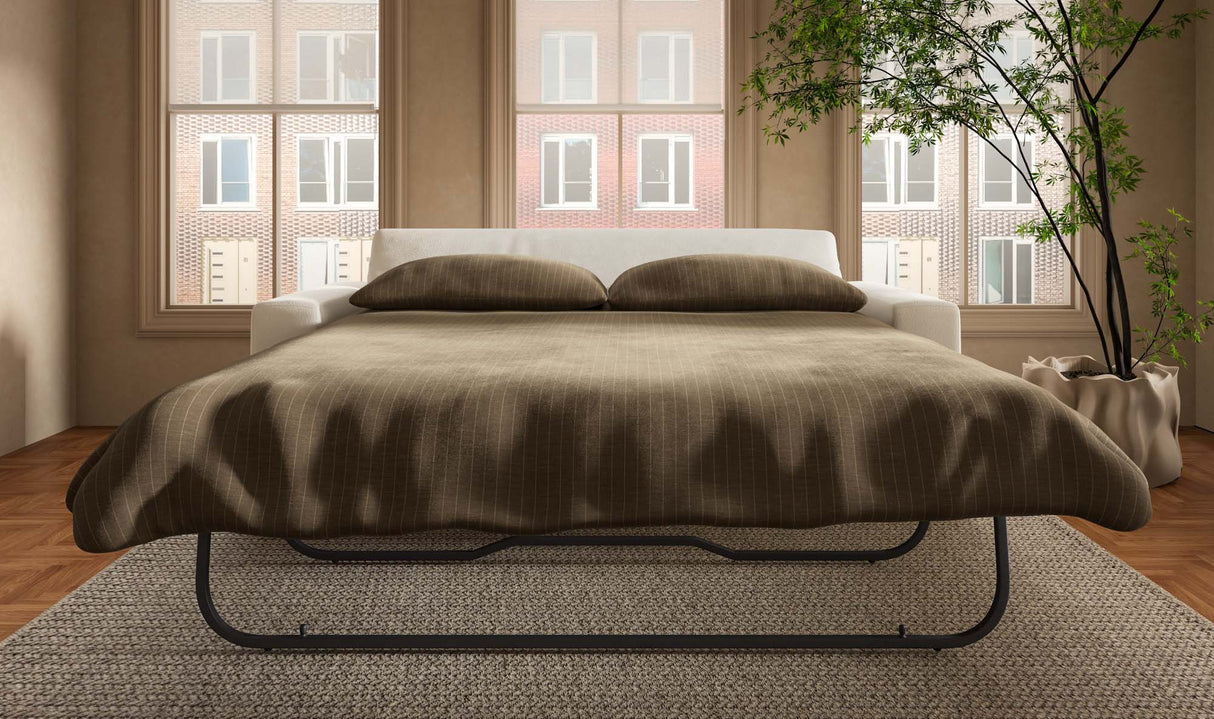 Kiran Sleeper Sofa White by Moe's Home at Eve Furniture