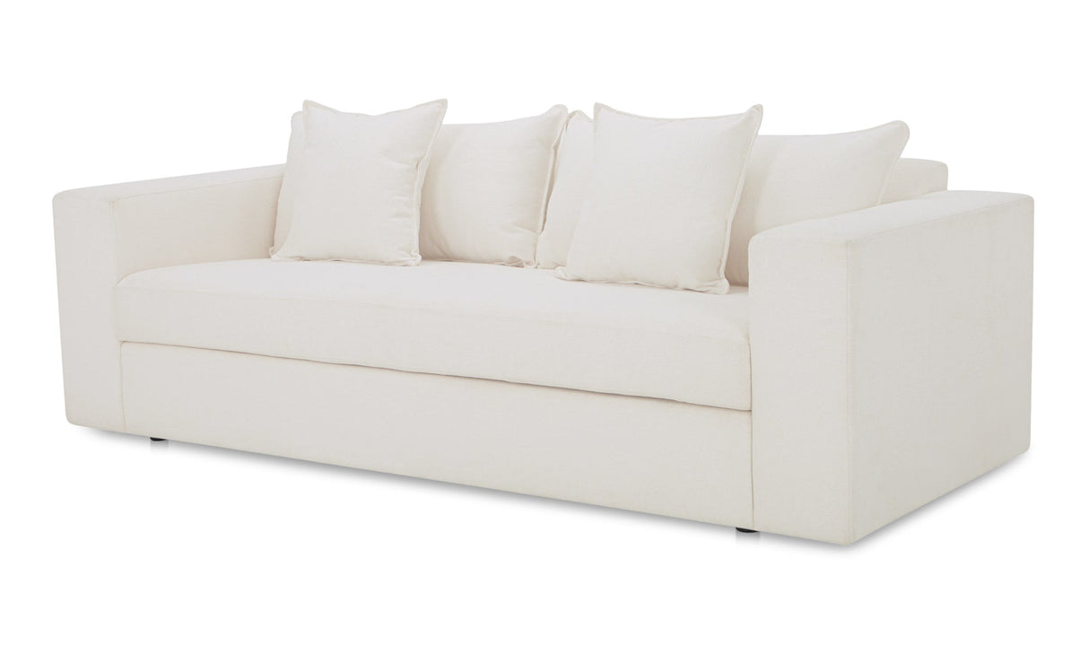 Kiran Sleeper Sofa White by Moe's Home at Eve Furniture