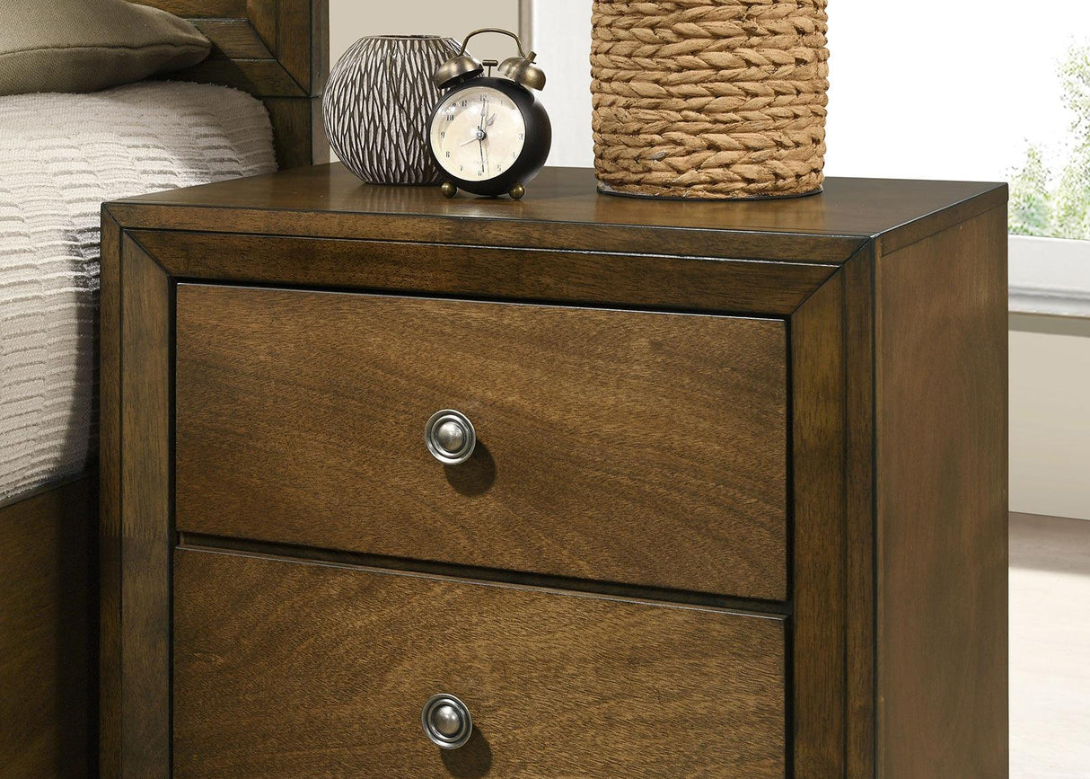 Kirkham Walnut Nighstand by Furniture of America at Eve Furniture