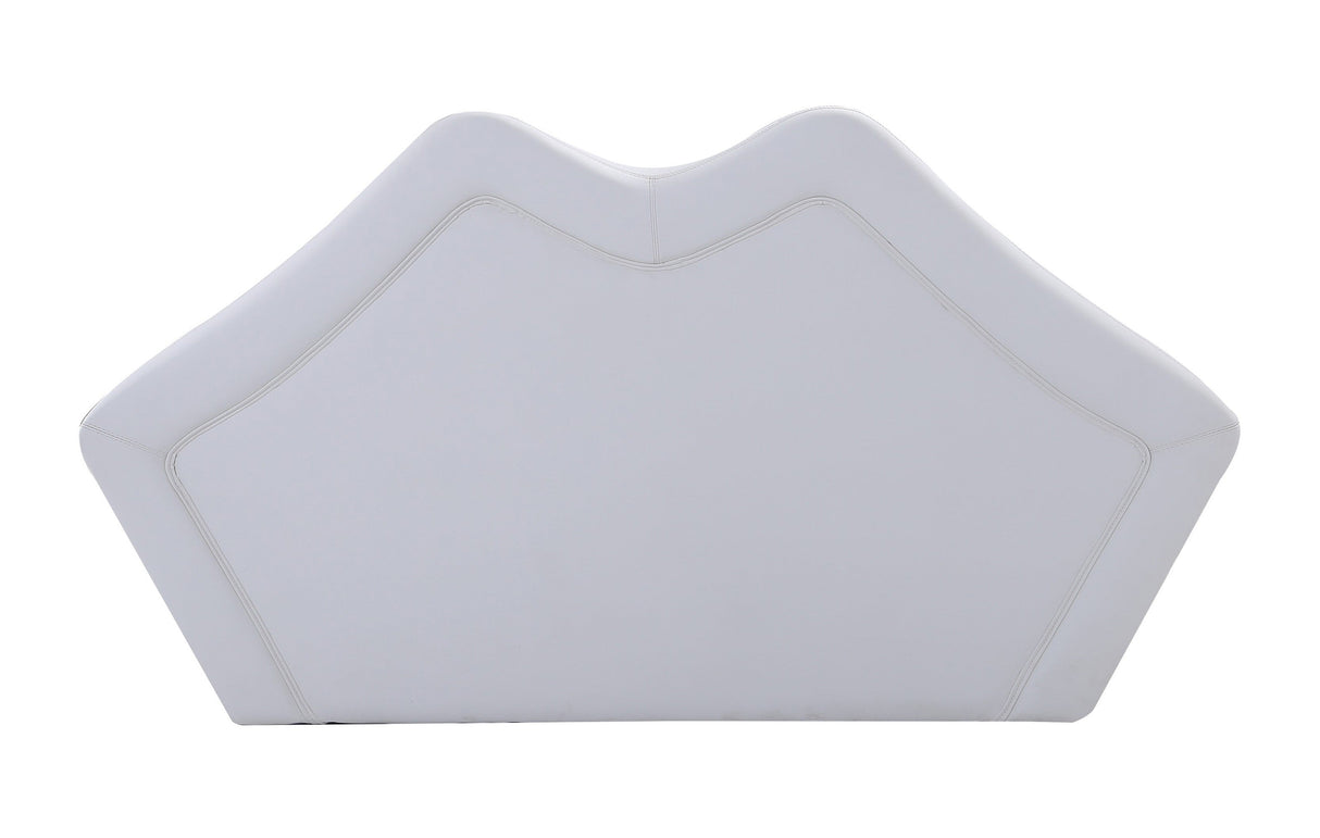 Kiss Loveseat in White by Manhattan Comfort at Eve Furniture