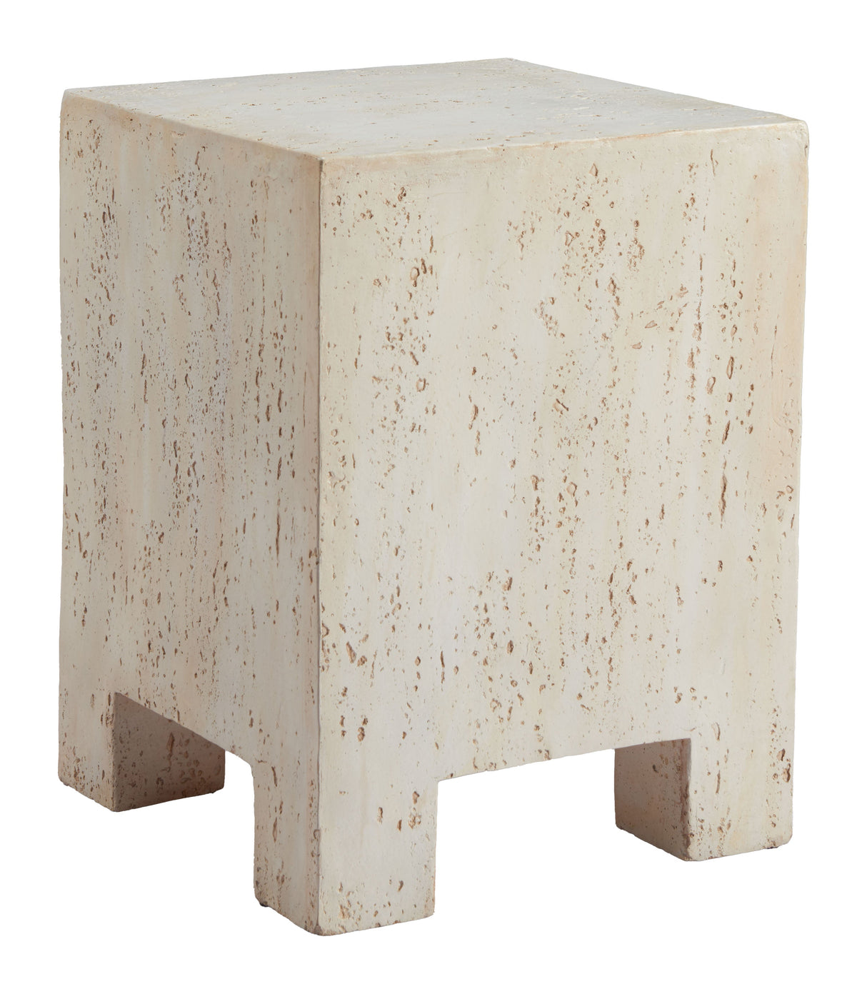 Kitara Beige Side Table by Zuomod at Eve Furniture