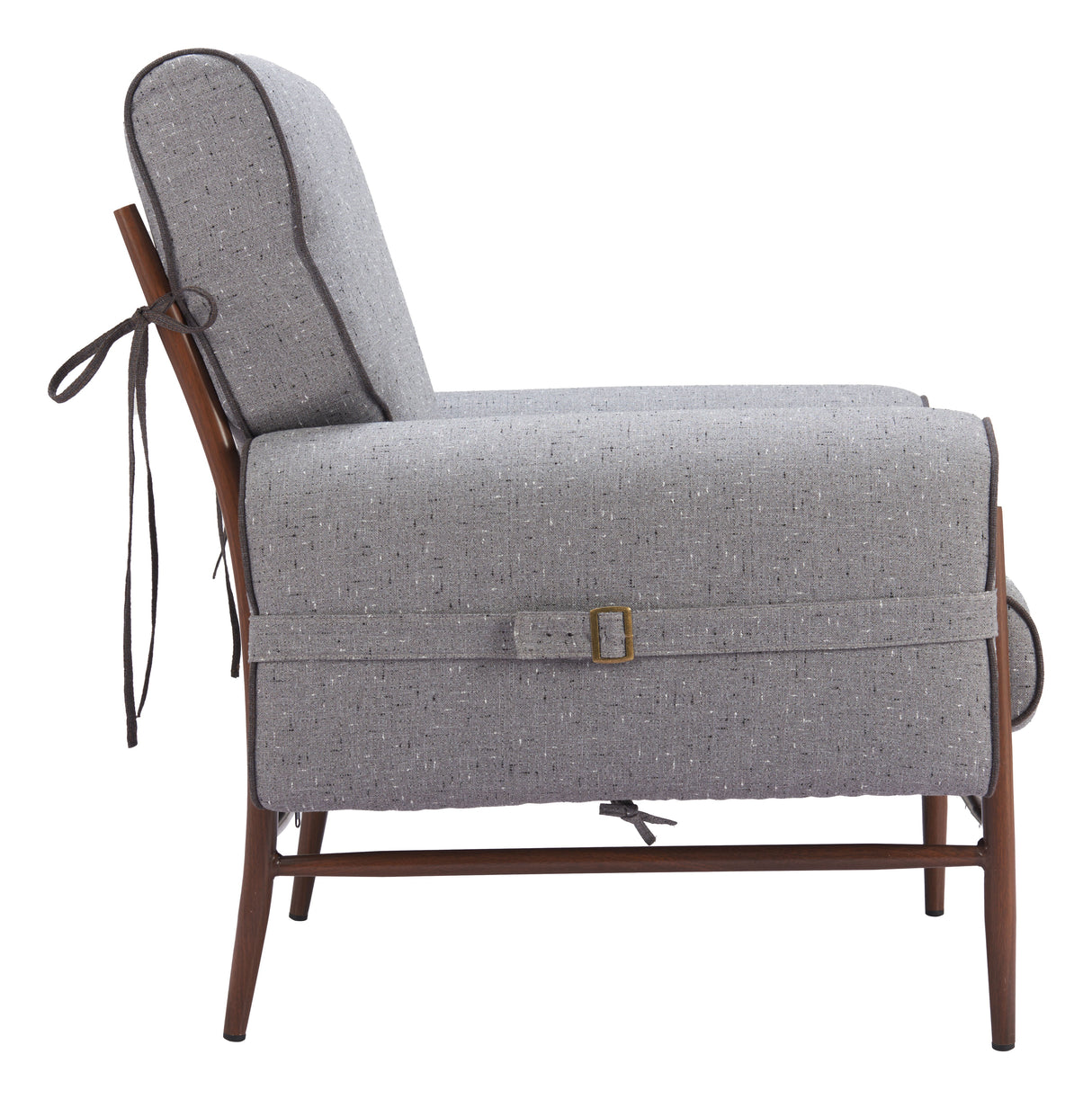 Klem Gray Accent Chair by Zuomod at Eve Furniture