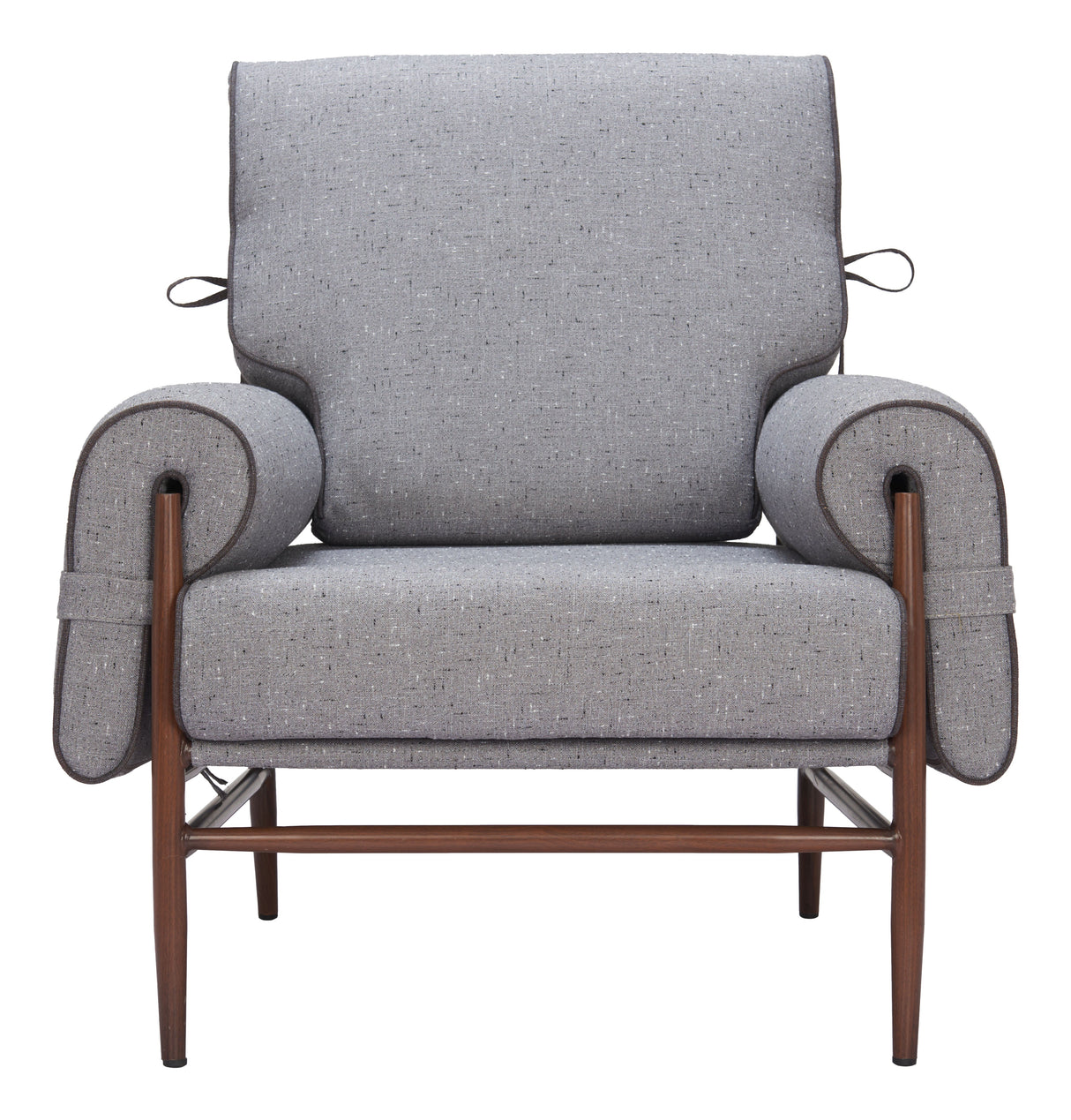 Klem Gray Accent Chair by Zuomod at Eve Furniture