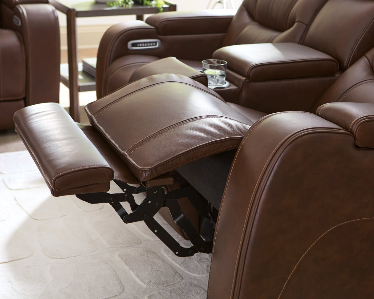 Knightington Brown Power Reclining Living Room Set by Ashley at Eve Furniture