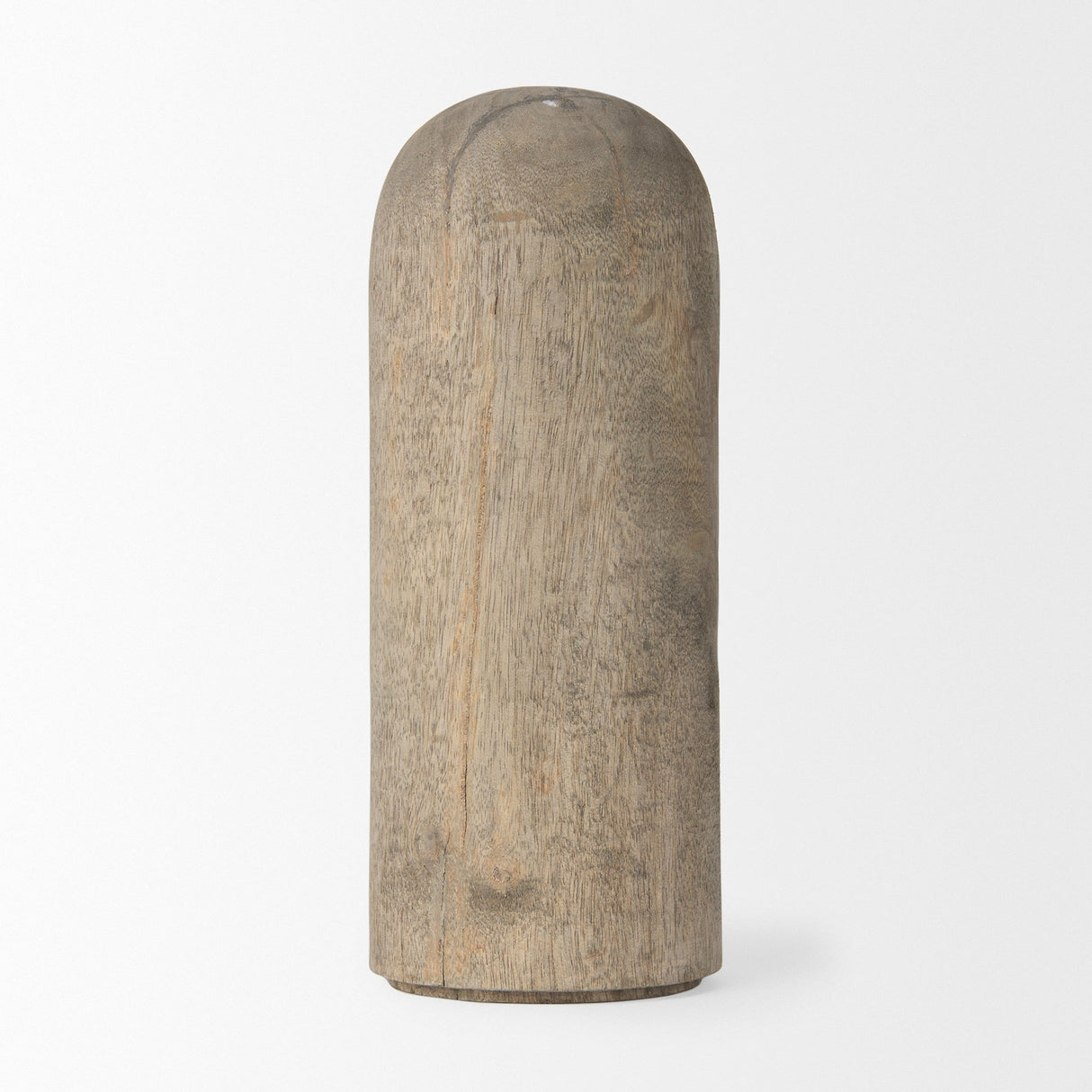 Knox Large Gray-Wash Wood Decorative Object by Mercana at Eve Furniture