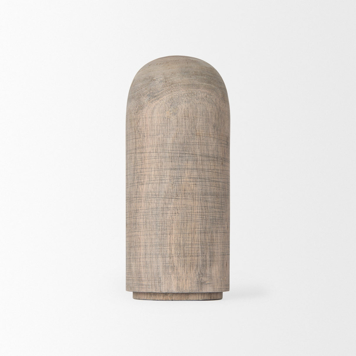 Knox Medium Gray-Wash Wood Decorative Object by Mercana at Eve Furniture