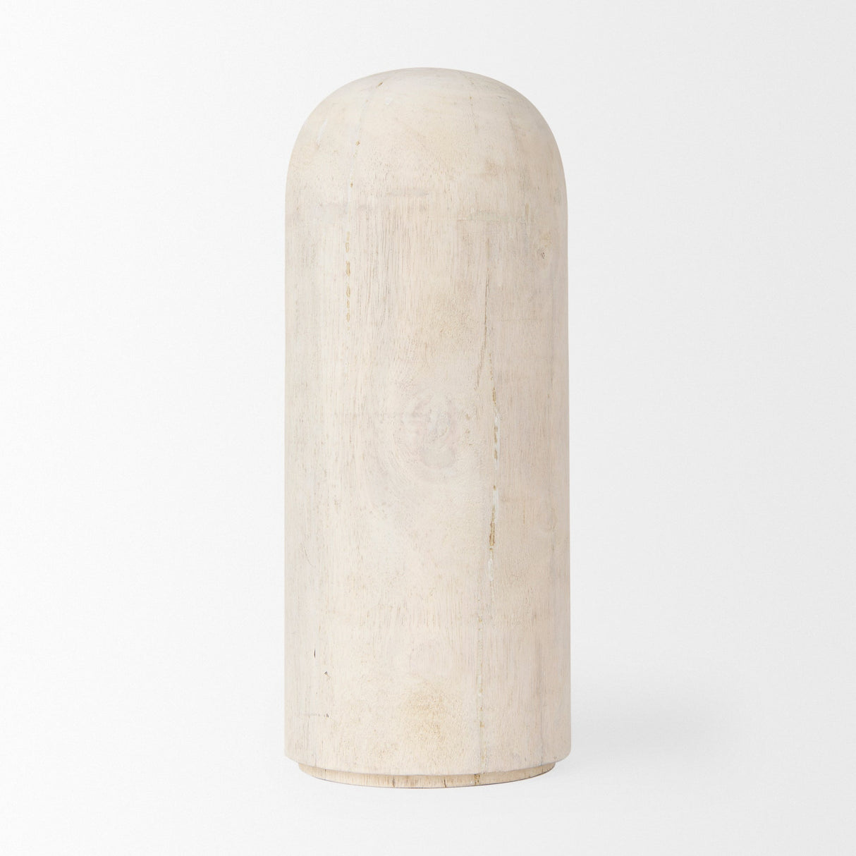 Knox Tall White-Wash Wood Decorative Object by Mercana at Eve Furniture
