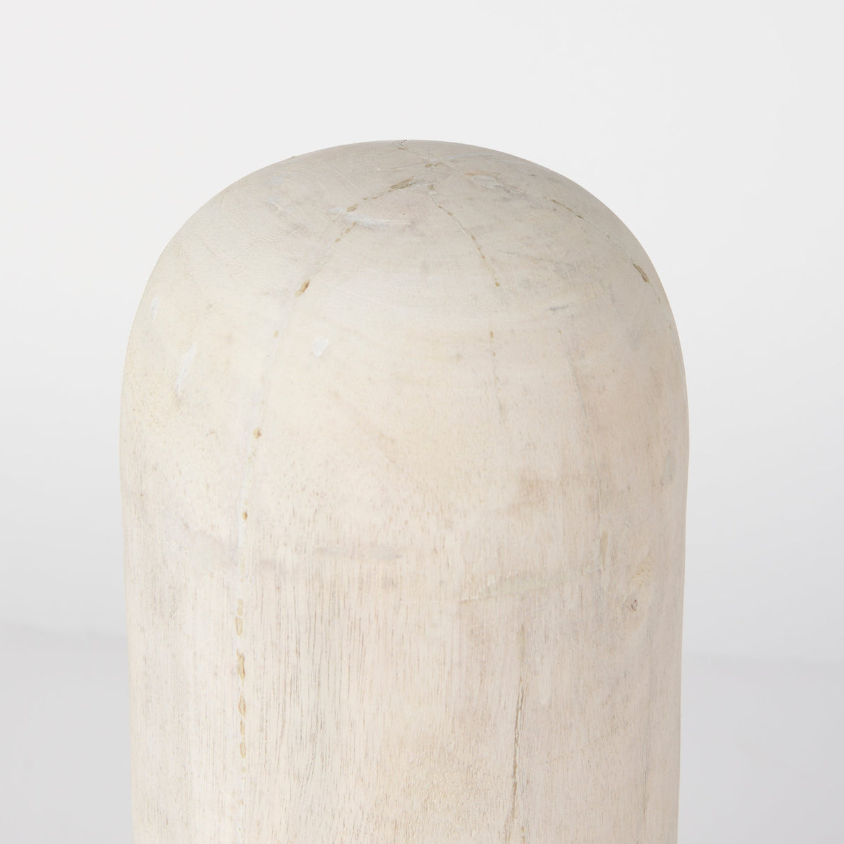 Knox Tall White-Wash Wood Decorative Object by Mercana at Eve Furniture