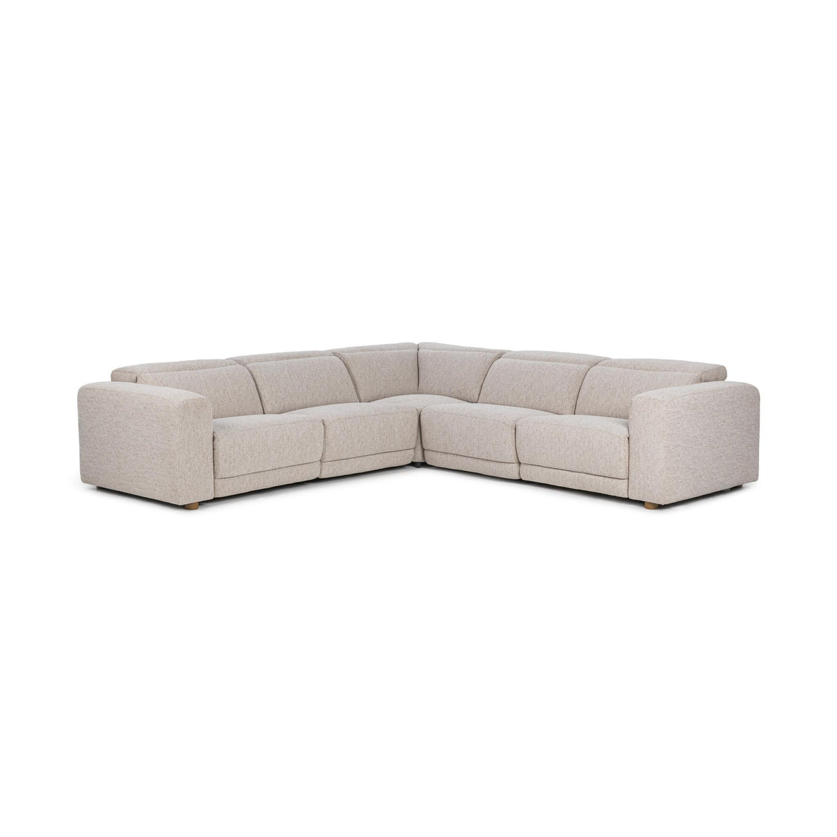 Knoxville Gray 5pc Power Recliner Sectional by Classic Home at Eve Furniture