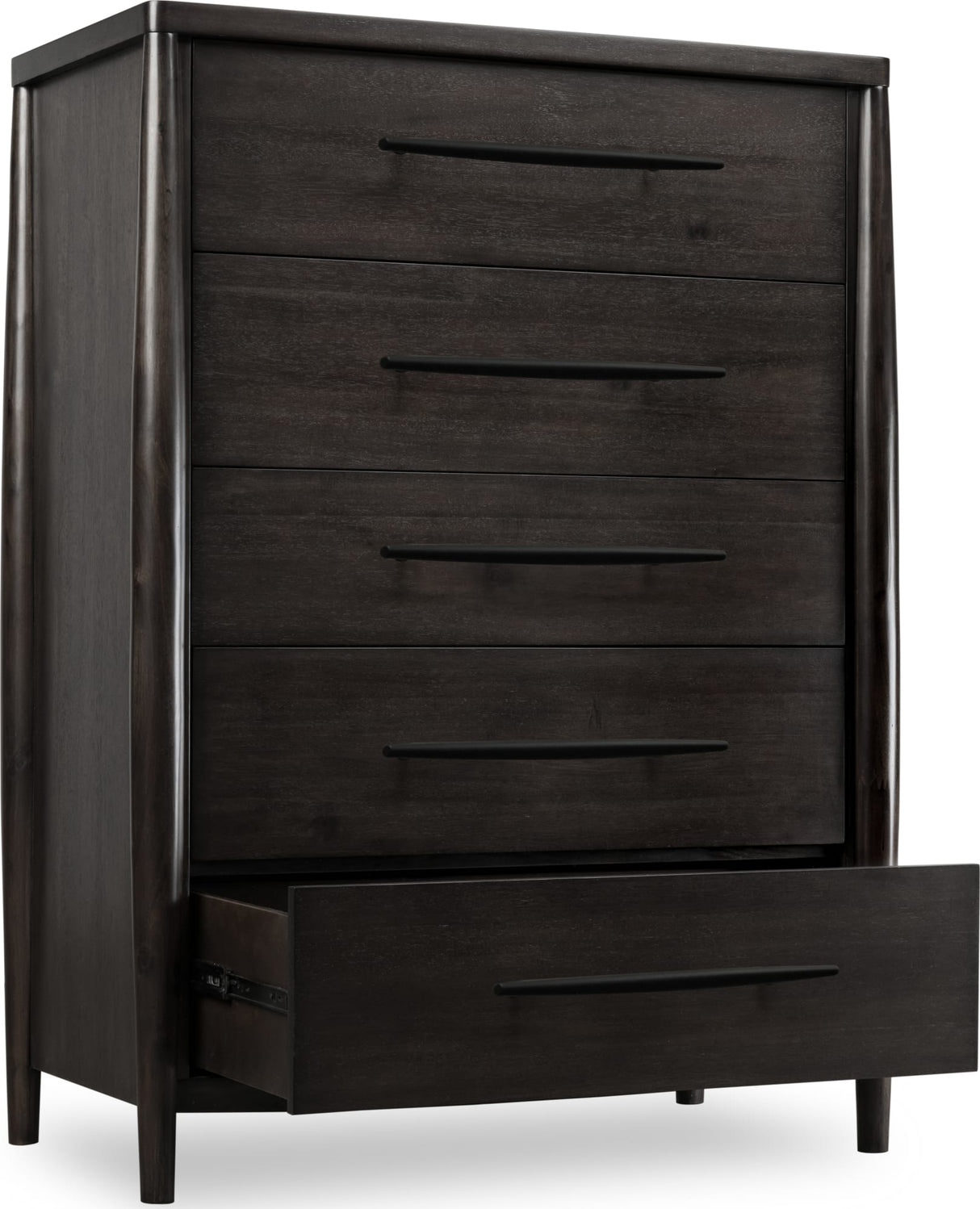 Koko Minx Five Drawer Acacia Wood Chest by Modus Furniture at Eve Furniture