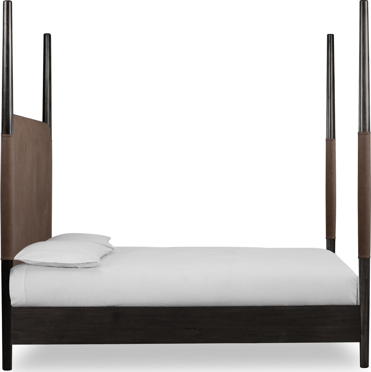 Koko Minx King Upholstered Poster Bed by Modus Furniture at Eve Furniture
