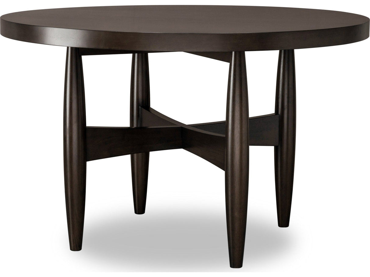 Koko Minx Round Acacia Wood Dining Table by Modus Furniture at Eve Furniture