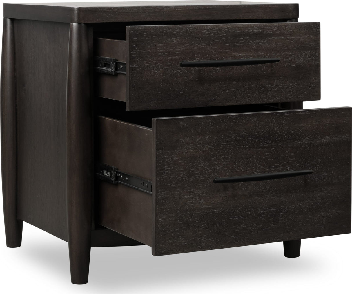 Koko Minx Two Drawer Nightstand with Cord Management by Modus Furniture at Eve Furniture