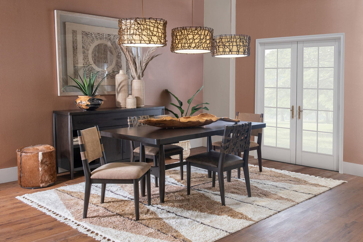 Koko Porcini/Minx Chenille Upholstered Dining Chair (Set of 2) by Modus Furniture at Eve Furniture