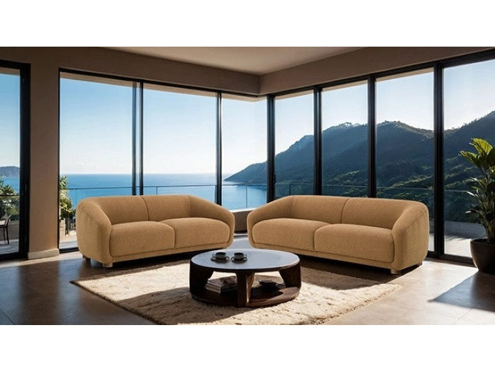 Kolvere Brown Upholstery Living Room Set by Furniture of America at Eve Furniture