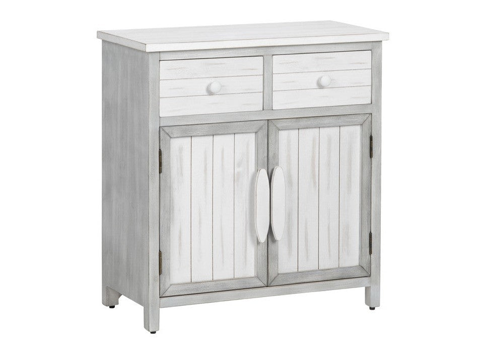 Kona Beach White/Tan Cabinet by Crestview at Eve Furniture