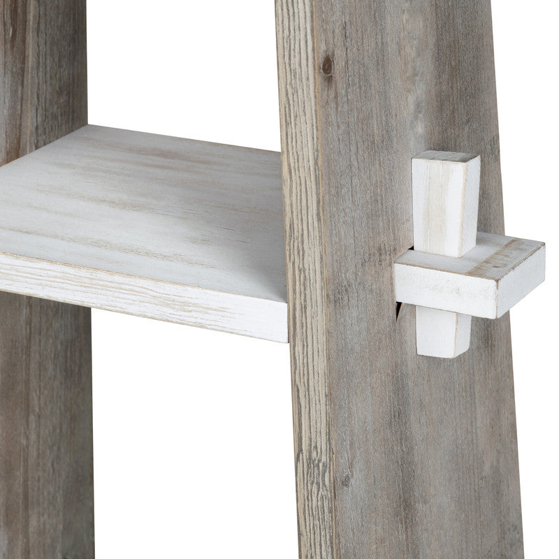 Kona Beach White/Tan Etagere by Crestview at Eve Furniture