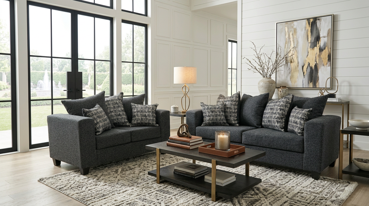 Kora Carbon Sofa & Loveseat by New Era Innovations at Eve Furniture
