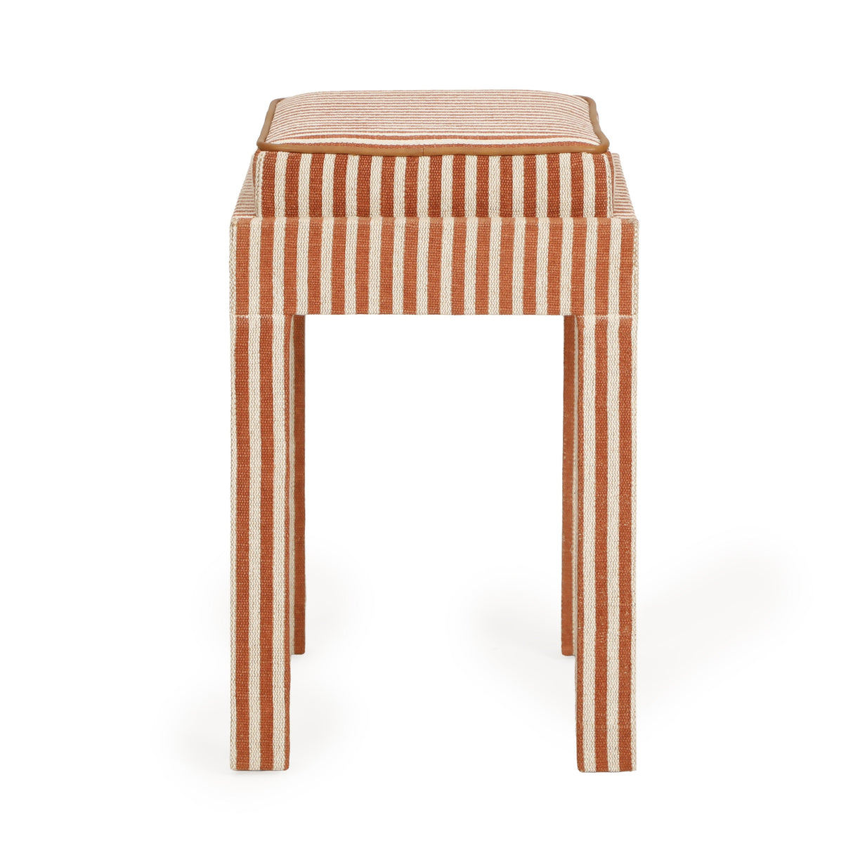 Kora Cotton Jute Designer Stool by TOV Furniture at Eve Furniture