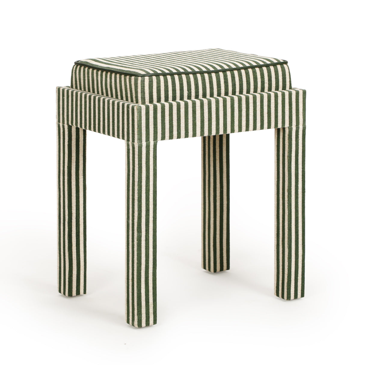 Kora Cotton Jute Designer Stool by TOV Furniture at Eve Furniture