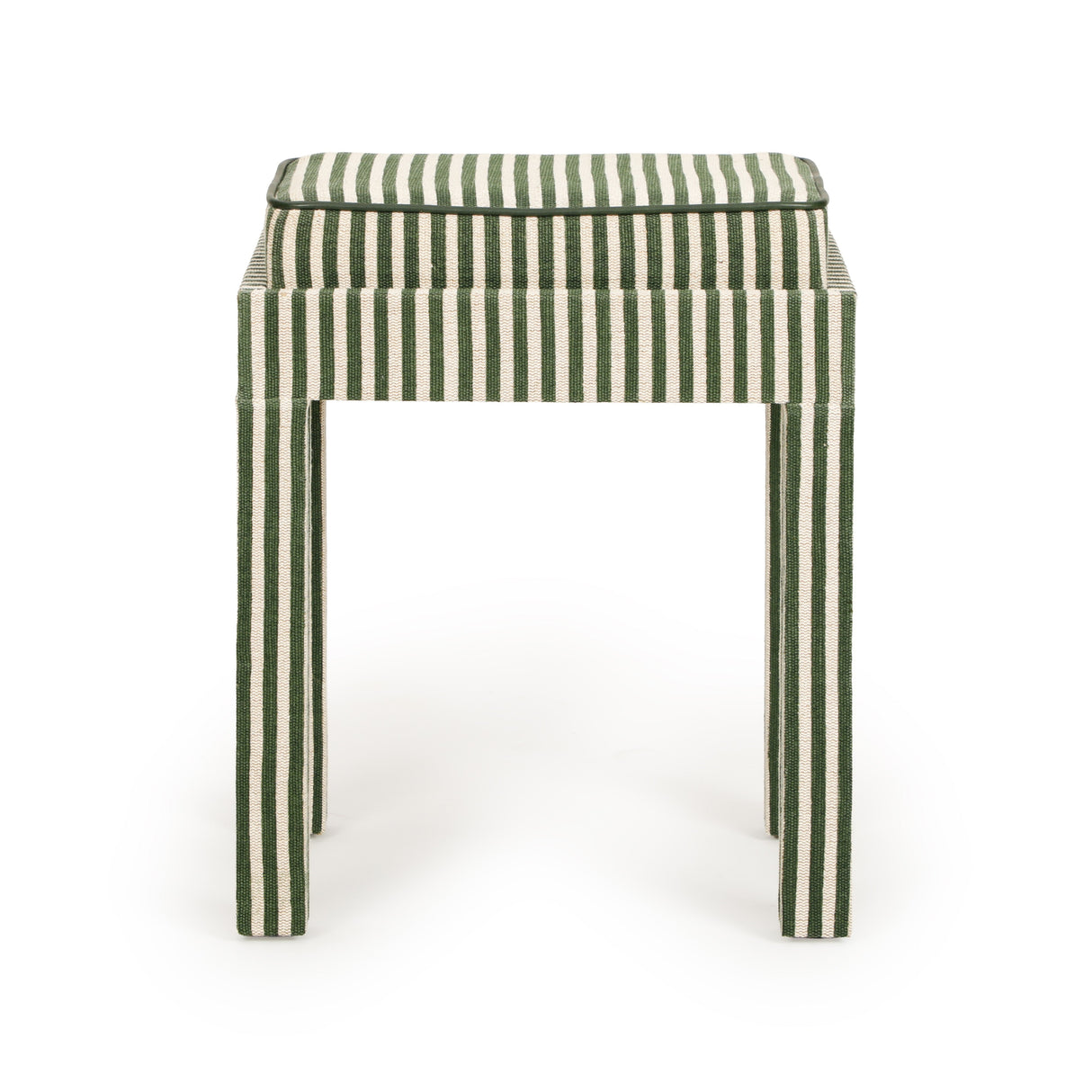 Kora Cotton Jute Designer Stool by TOV Furniture at Eve Furniture