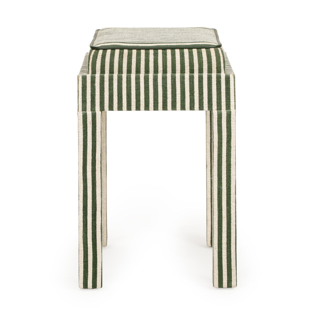 Kora Cotton Jute Designer Stool by TOV Furniture at Eve Furniture