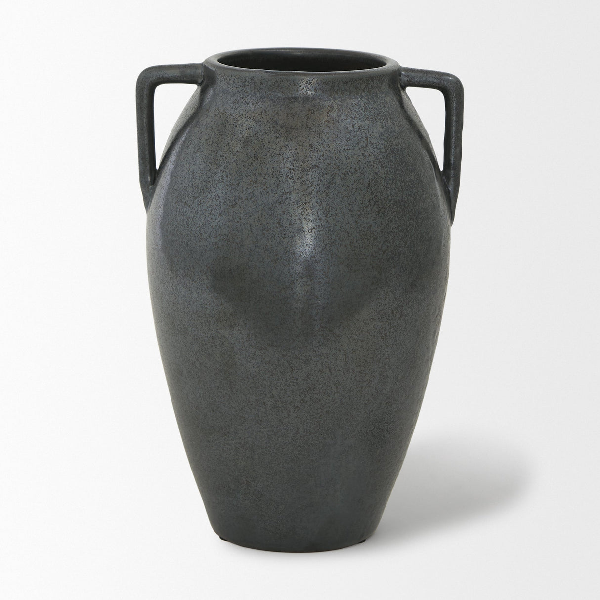 Kora Medium Dark Metallic Double Ear Vase by Mercana at Eve Furniture