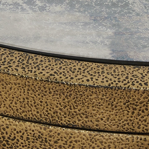 Korajane Antique Gold Coffee Table by Ashley at Eve Furniture