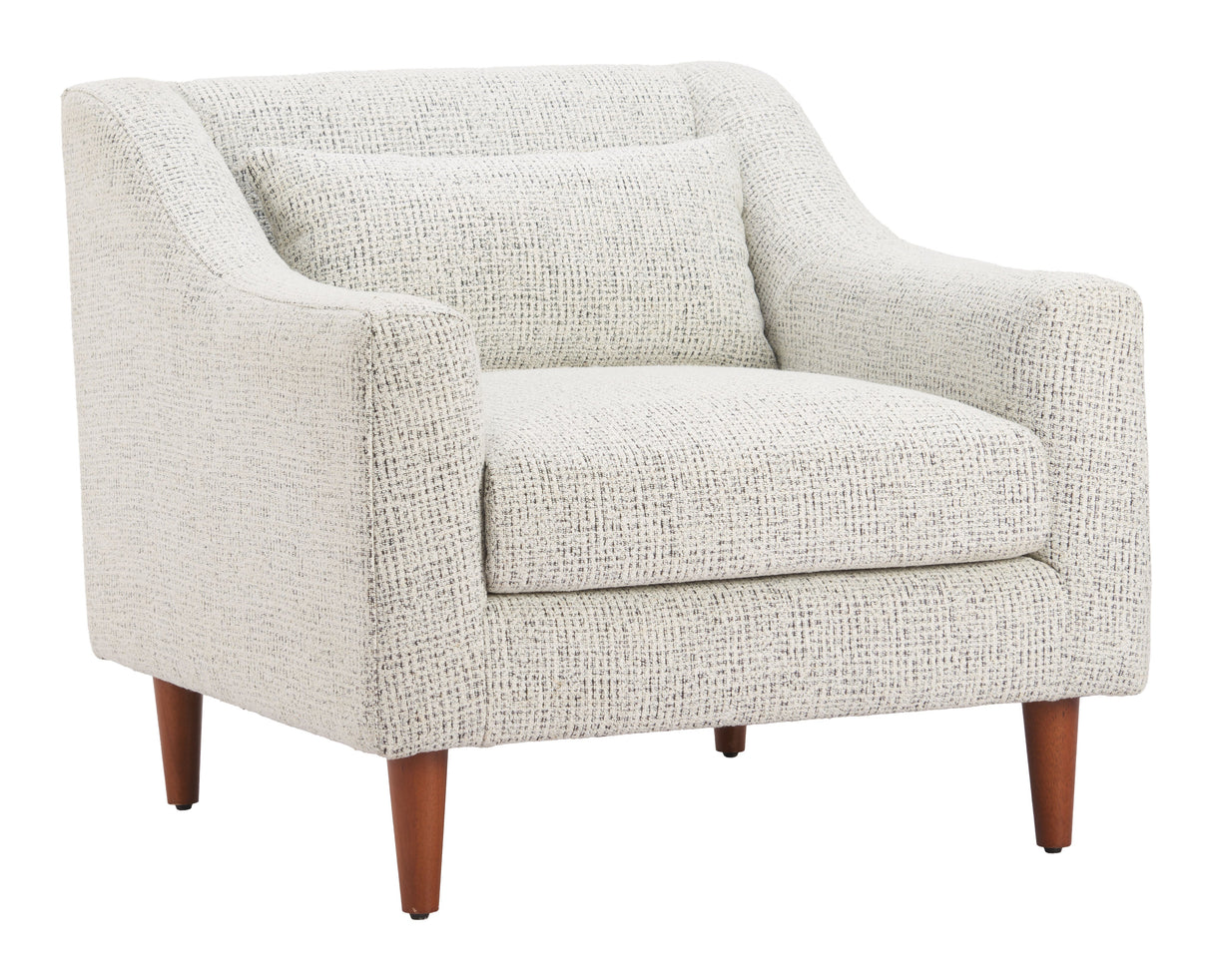 Koseli Pewter Gray Armchair by Zuomod at Eve Furniture
