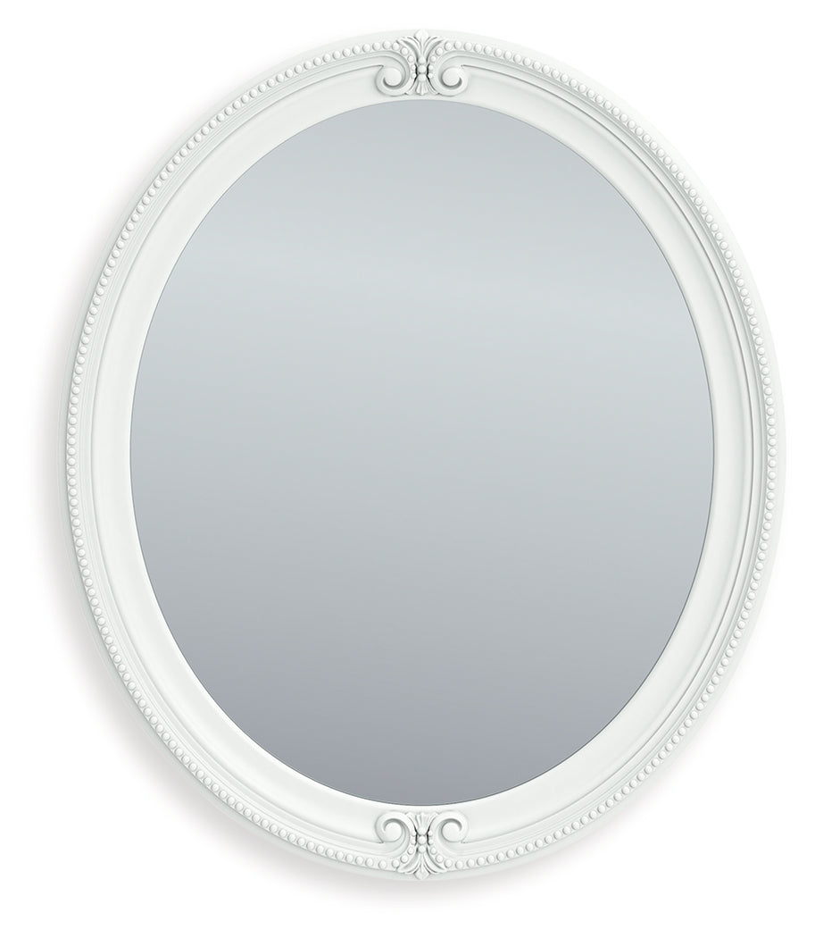 Kozlani White Bedroom Mirror (Mirror Only) by ASHLEY FURNITURE at Eve Furniture