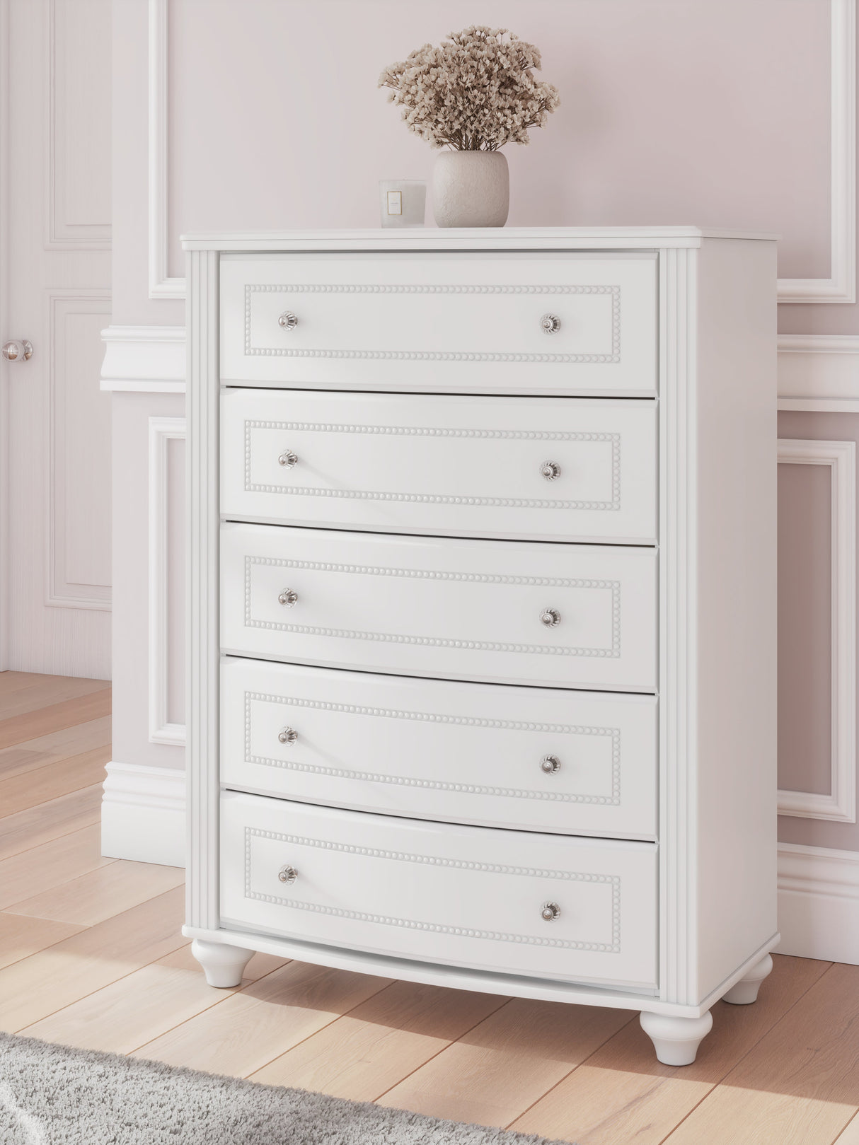 Kozlani White Chest of Drawers by ASHLEY FURNITURE at Eve Furniture