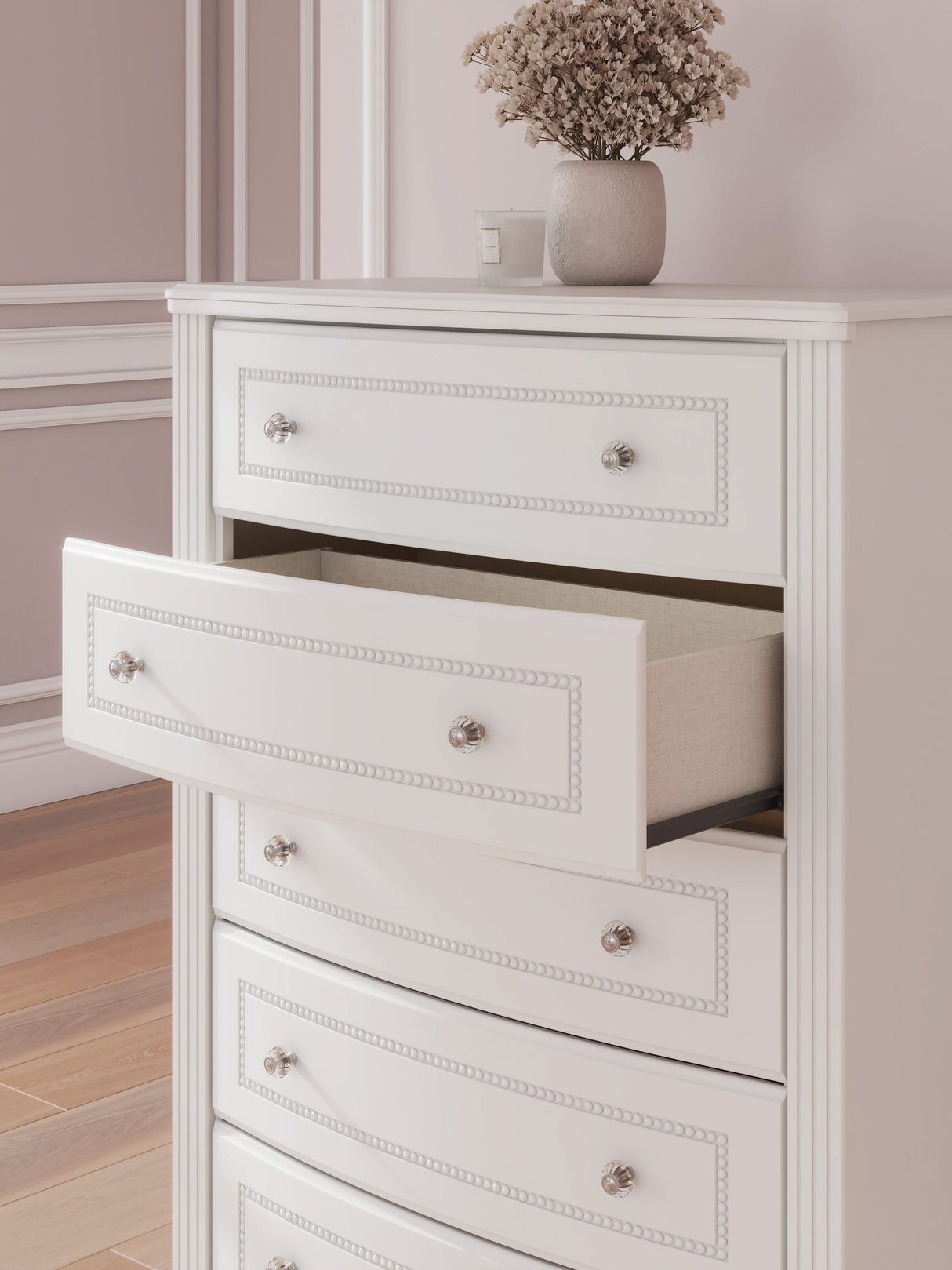 Kozlani White Chest of Drawers by ASHLEY FURNITURE at Eve Furniture